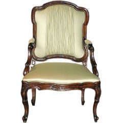 Mid 18th C Walnut Arm Chair