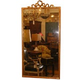 Antique French Louis XVI Style  Gilt Rectangular Mirror