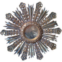 pair (2) hacienda flower burst mirrors