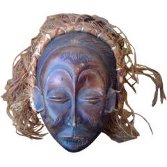 tchokye tribal mask / intervention