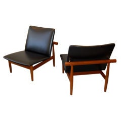 Pair Finn Juhl Japan Lounge Chairs
