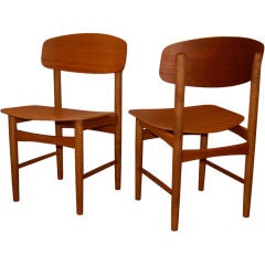 Borge Mogensen Dining Chairs Borge Mogensen Dining Chairs