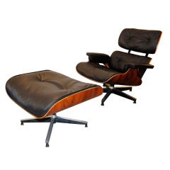 Early Model Eames 670 Lounge & Ottoman