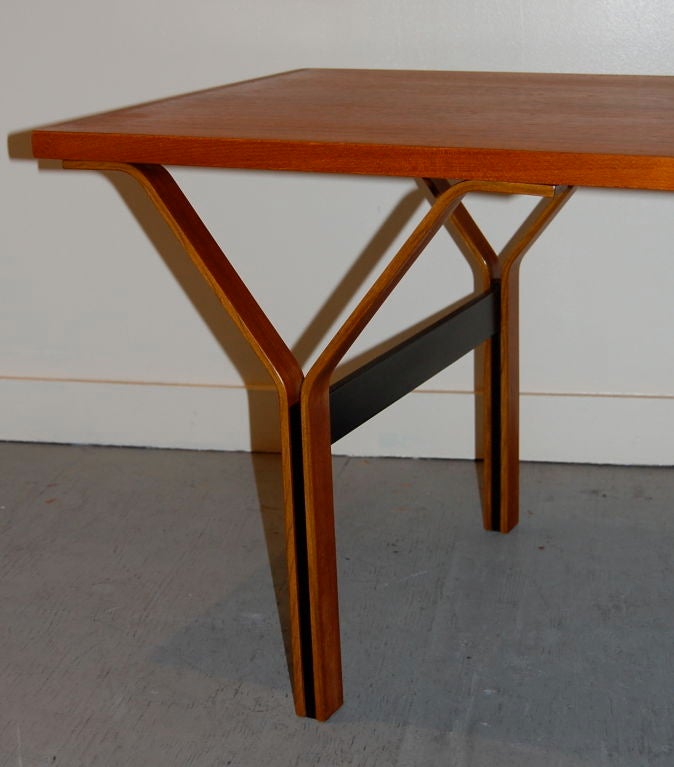 Danish Coffee Table w/ Molded Ply Legs