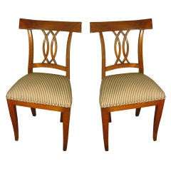 Pair Of Continental Side Chairs