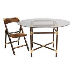 Retro French 1950's Faux Bamboo Dining Set