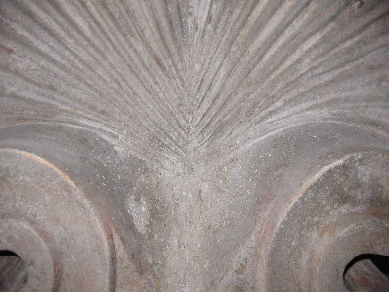 A large Carved Wood Shell