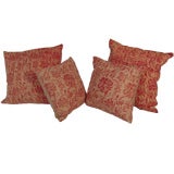 2 VINTAGE FORTUNY FABRIC PILLOWS