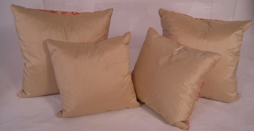 2 VINTAGE FORTUNY FABRIC PILLOWS 1