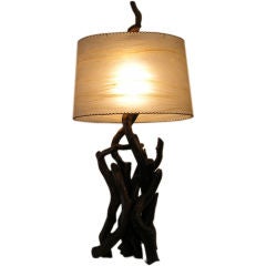Spectacular 1950
s Large Driftwood Table Lamp