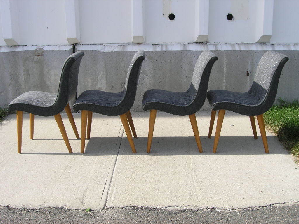 American Set of Four Chairs by Russel Wright for Conant Ball