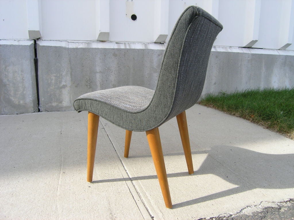 This set of four chairs by Russel Wright is from the 