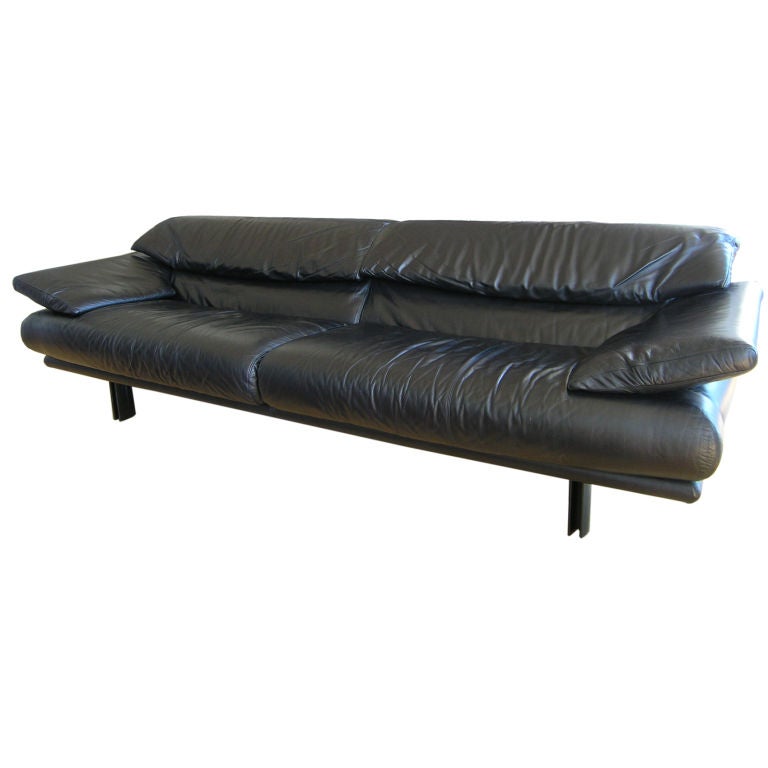 Alanda Adjustable Leather Sofa by Paolo Piva for B&B Italia