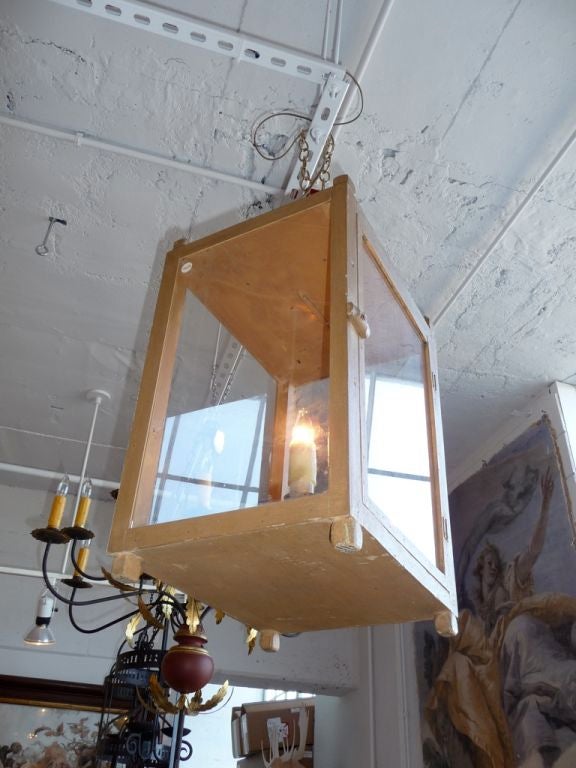 19th Century Painted Lantern For Sale 2