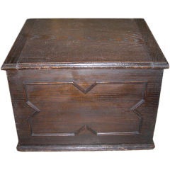 English oak kindling box