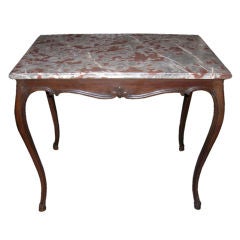 19th Century Louis XV Style Marble-Top Table 2