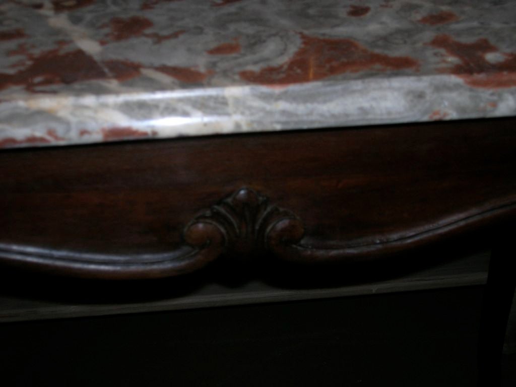 19th Century Louis XV Style Marble-Top Table For Sale 2