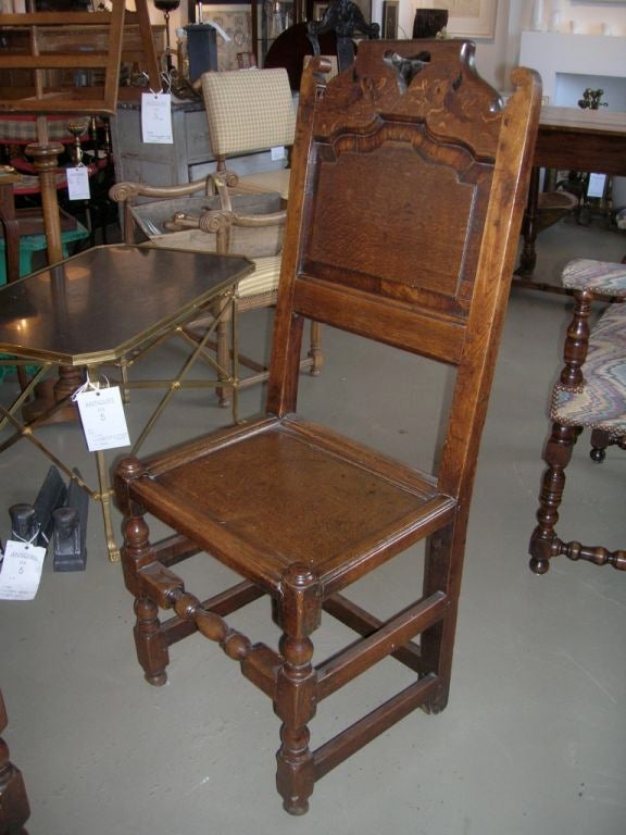 Set of Four 19th Century Jacobean Side Chairs For Sale at 1stdibs