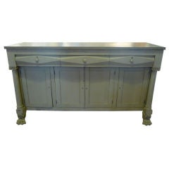 Grey painted Empire sideboard