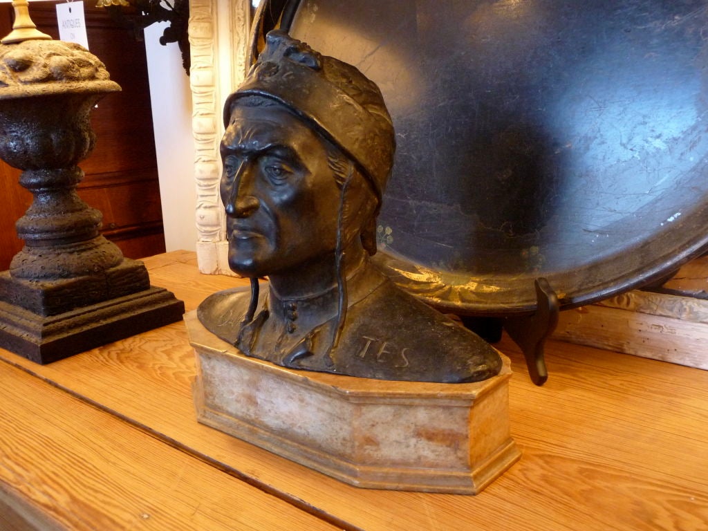 20th Century Grand tour bust of Dante