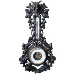 Antique Black forest barometer
