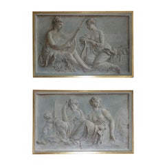 Pair of Continental Grisaille Paintings