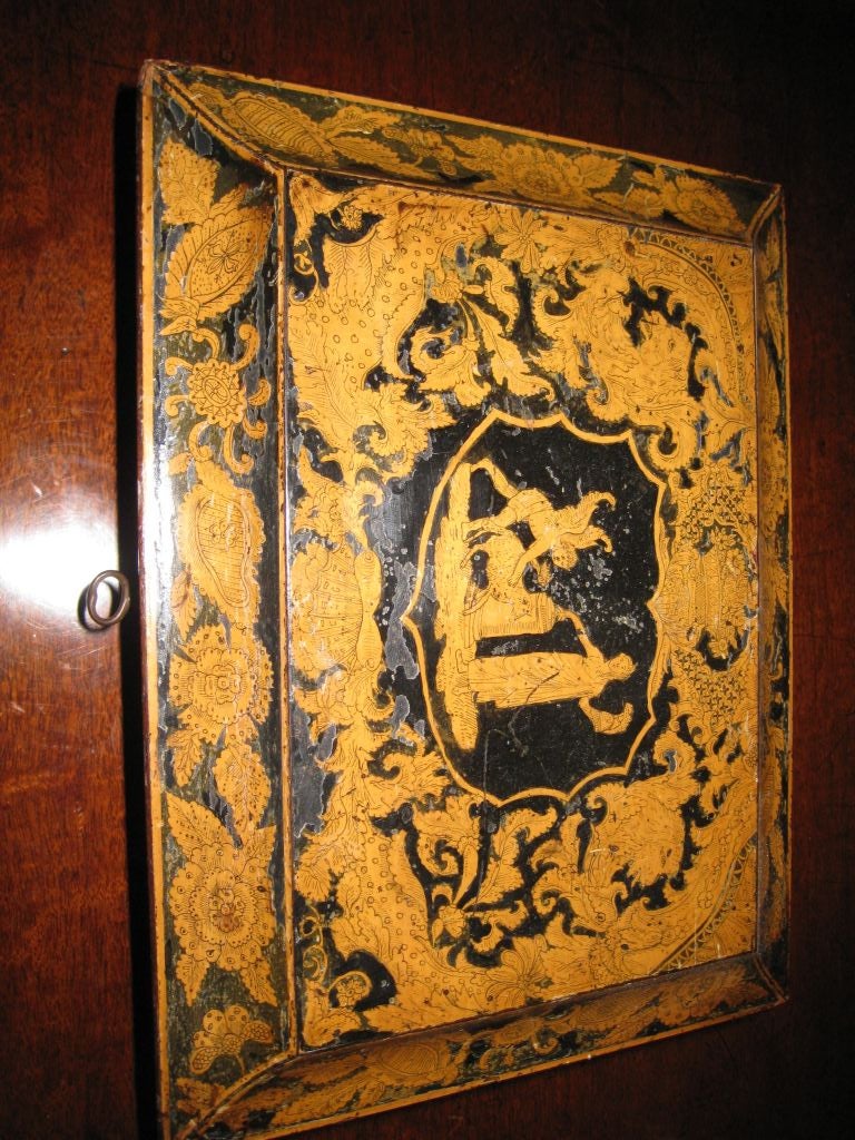 English Regency Penwork Box