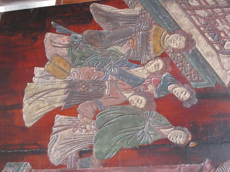 Chinese Eight Panel Coromandel Screen 2