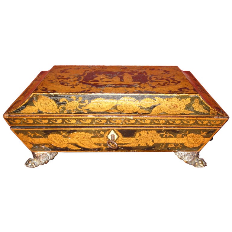 Regency Penwork Box