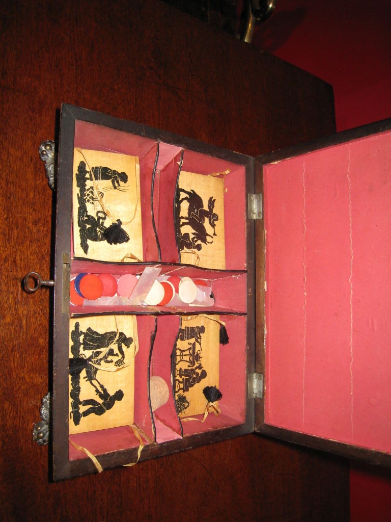 19th Century Regency Penwork Box