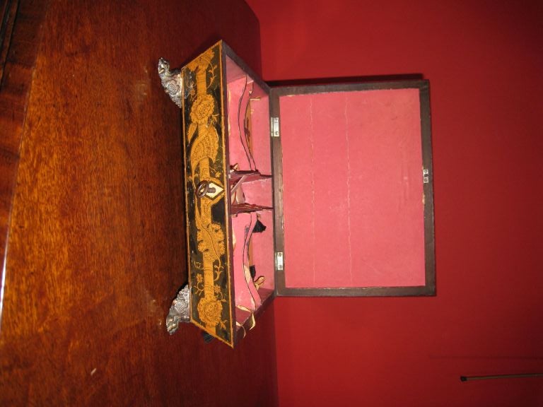 Wood Regency Penwork Box