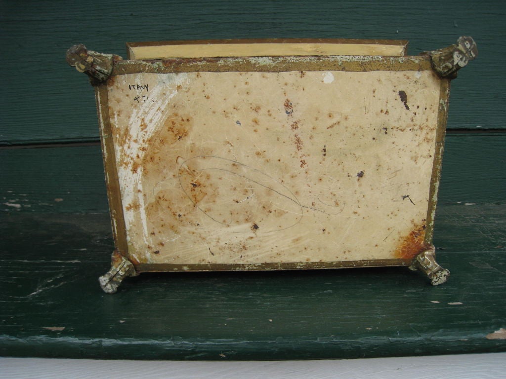 Metal French Tole Jardinere