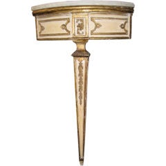 Italian Neoclassical Gilt Corner Console