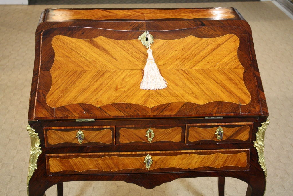 Louis XV Period Slant Top Desk 5