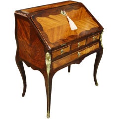 Antique Louis XV Period Slant Top Desk