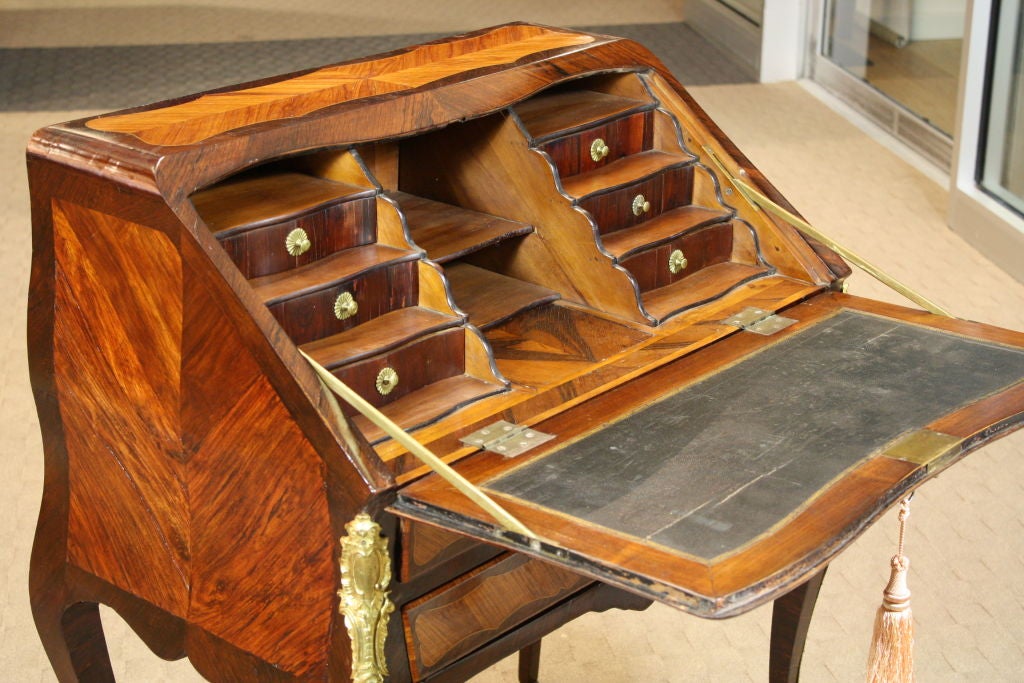 18th Century and Earlier Louis XV Period Slant Top Desk