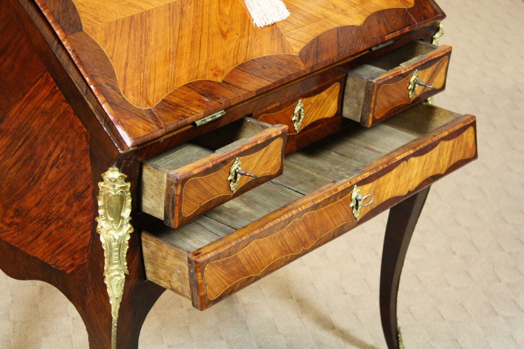 Louis XV Period Slant Top Desk 6