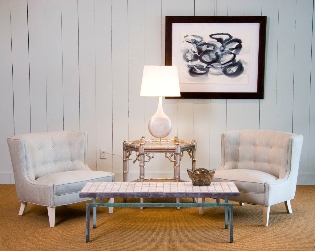 Eight Button Slipper Chair 4