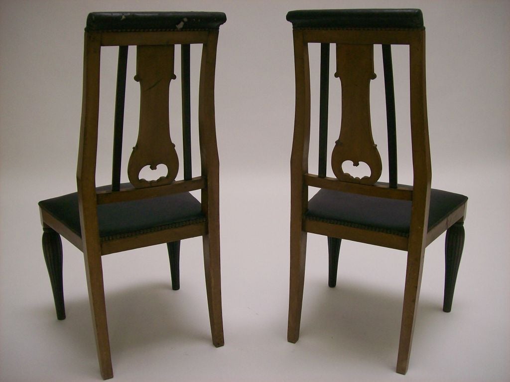 Pair of Violin Back Side Chairs