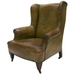 Vintage Edwardian Wing Armchair