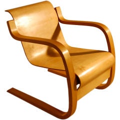 ALVAR AALTO ; TYPE 31 CHAIR ; 1930'S W/LABEL