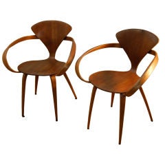 NORMAN CHERNER VINTAGE ARMCHAIRS