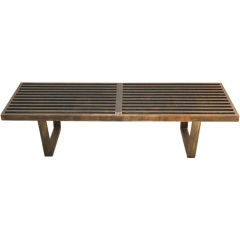 GEORGE NELSON SLAT BENCH , 1940'S PRODUCTION