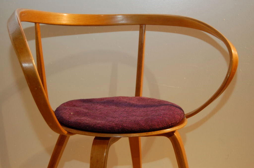 GEORGE NELSON PRETZEL CHAIR ; WITH GIRARD SEAT PAD 1