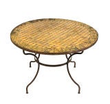 French mosaic conservatory table