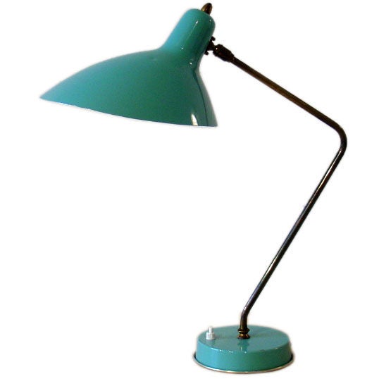 metal table lamp