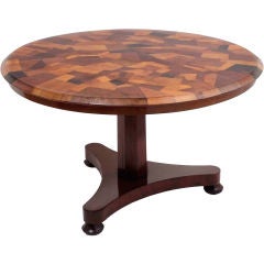 Parquetry Top Table - by Josiah Richard Dean, 1841 Parquetry Top Table - by Josiah Richard Dean, 1841