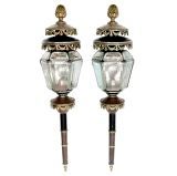 Pair of French Coach Lanterns