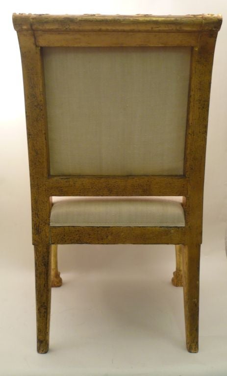 Pair of Italian GIltwood Armchairs