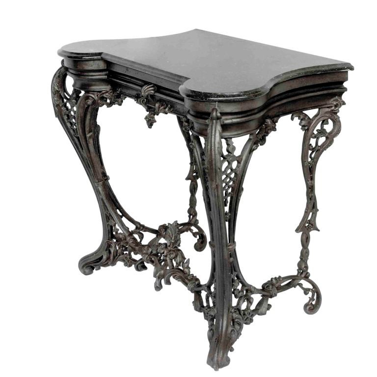 Cast Iron Console Table at 1stDibs